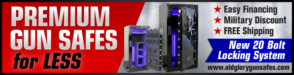 Old Glory premium gun safes for less with easy financing